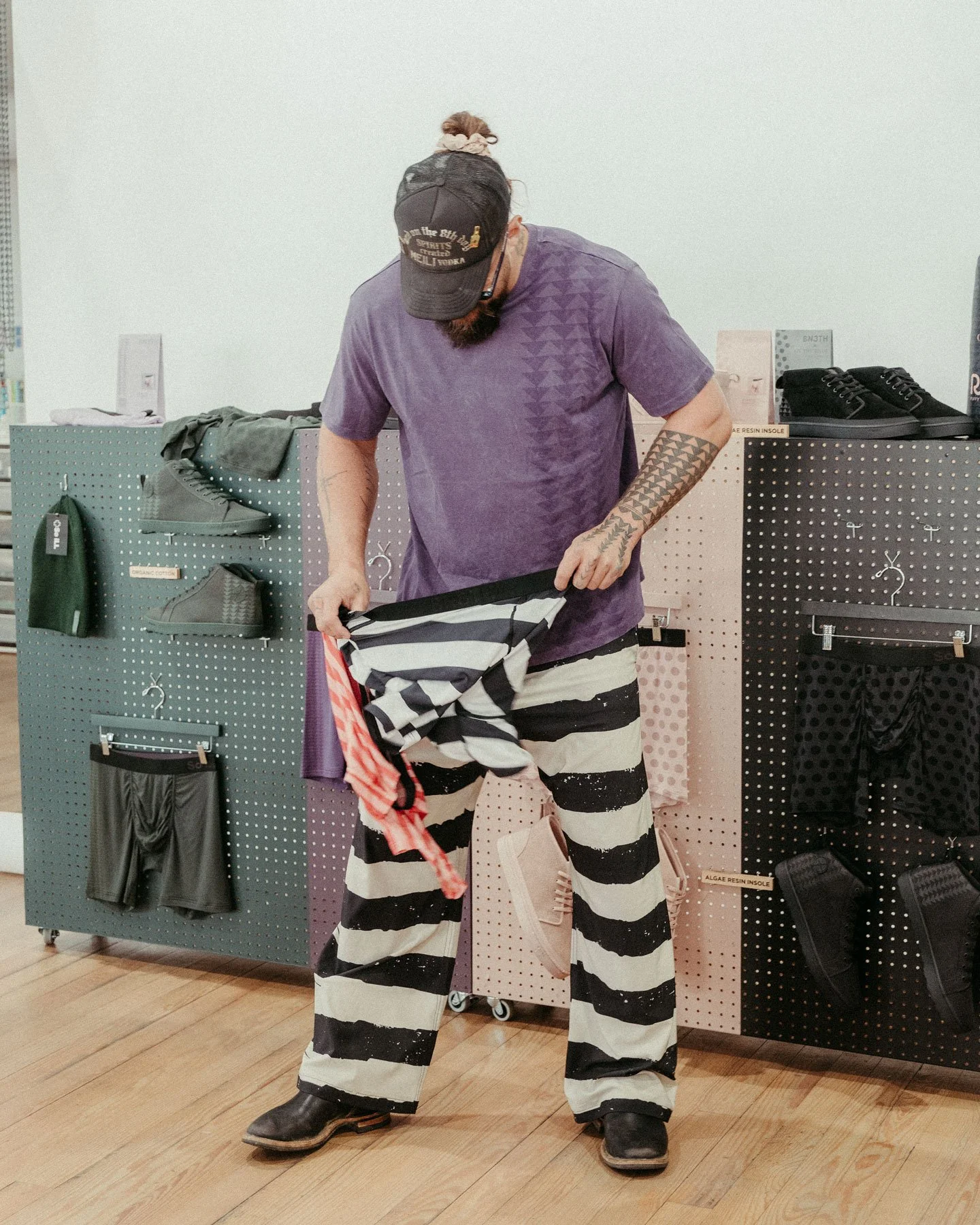 Boxer Briefs • Black / White Stripe - Image 3