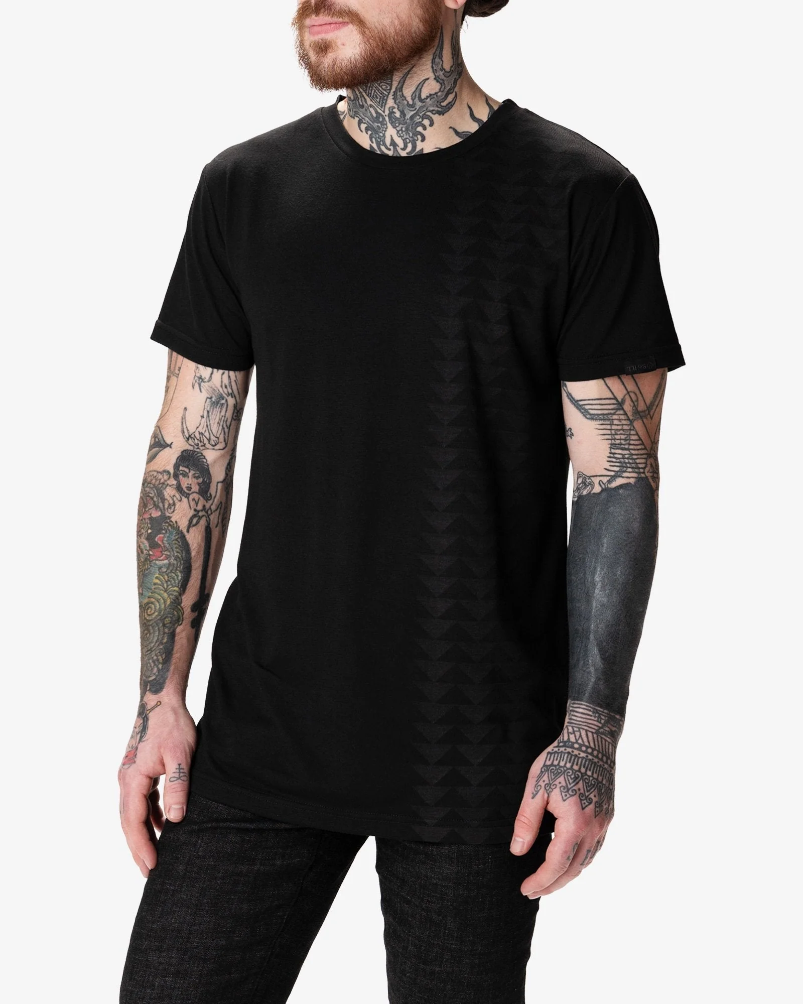 Nakoa Tee - Black Wolf • Poly/Cotton - Image 3