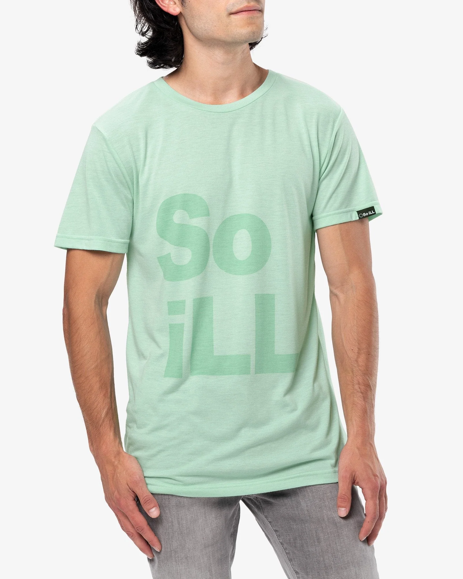 Seafoam So iLL Stacked Logo Tee - Image 4